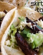 skirt steak tacos