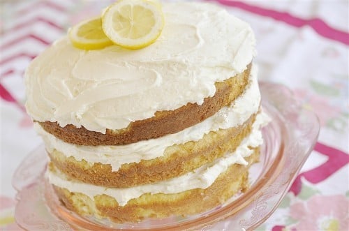 Lemon Butter Cream Cake