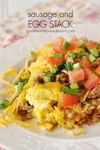 Egg & Sausage Stack