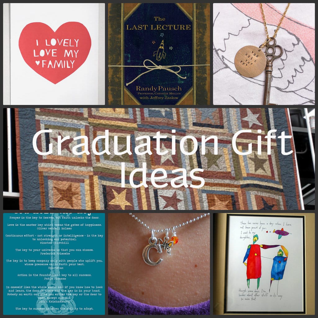 collection of fun and meaningful graduation gifts