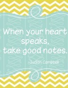 Click here for a FREE 5 x 7 printable of my quote.