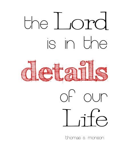 lord in the details