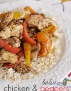 balsamic chicken & Peppers