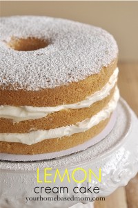 lemon cream cake