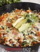 spanish rice and sausage skillet
