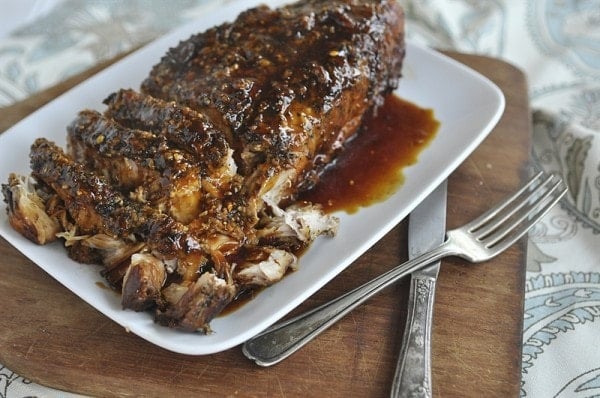 How do you cook a pork loin roast?