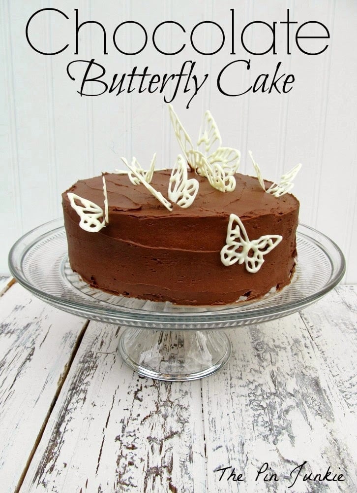 Chocolate butterfly cake