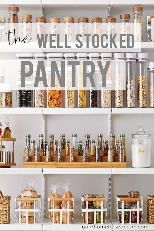 well stocked pantry
