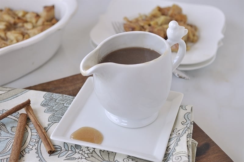 Cinnamon Syrup pitcher