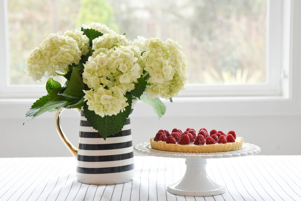 Raspberry White Chocolate Tart