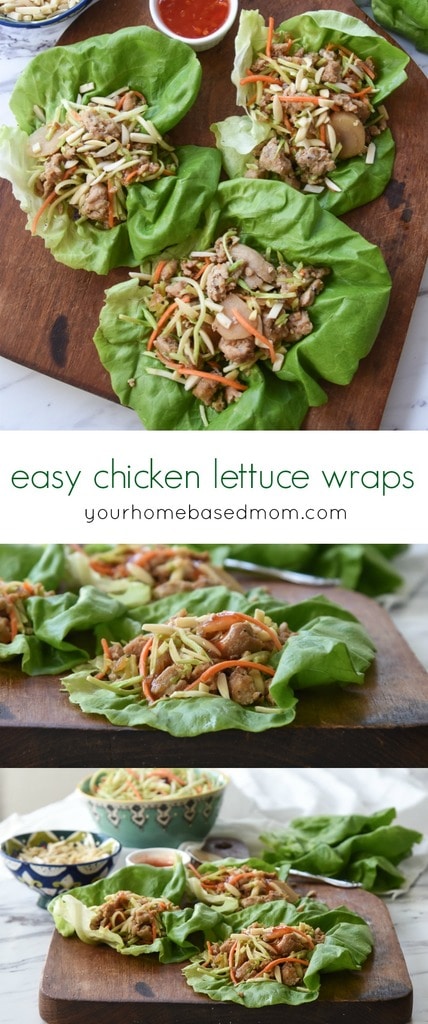 Easy Chicken Lettuce Wraps live up to their name - easy! They are also delicious and make the perfect quick, weeknight meal everyone will love.