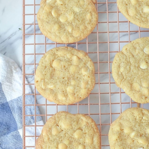 Lemon White Chocolate Chip Cookies-hero