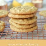 lemon white chocolate chip cookies - C