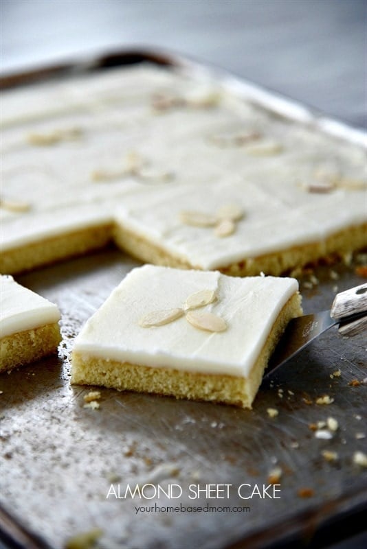 White Texas Sheet Cake