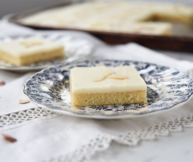 Almond Sheet Cake