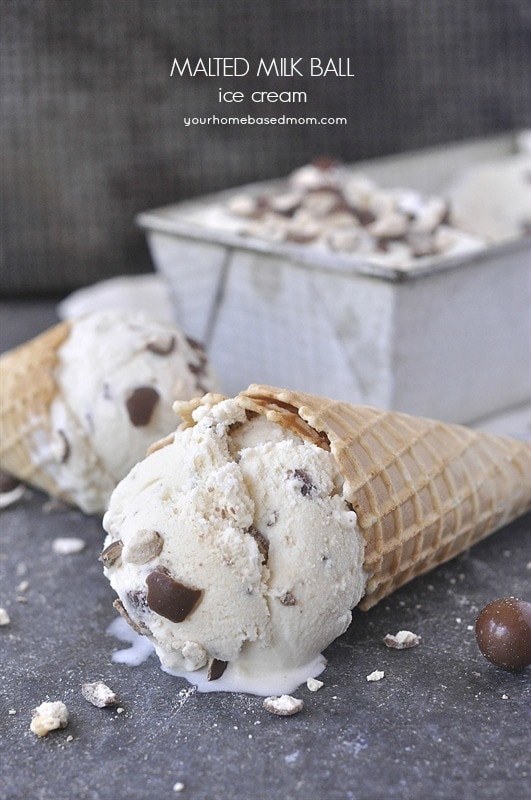 Malted Milk Ball Ice Cream