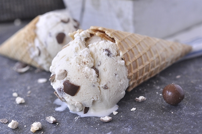 Malted Milk Ball Ice Cream