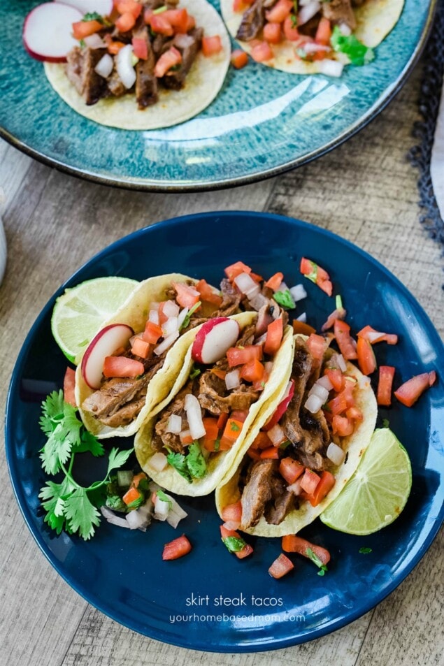 Skirt Steak Tacos Recipe from Your Homebased Mom