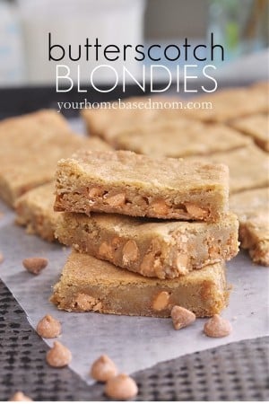 butterscotch blondies recipes yourhomebasedmom these mom based print recipe delicious