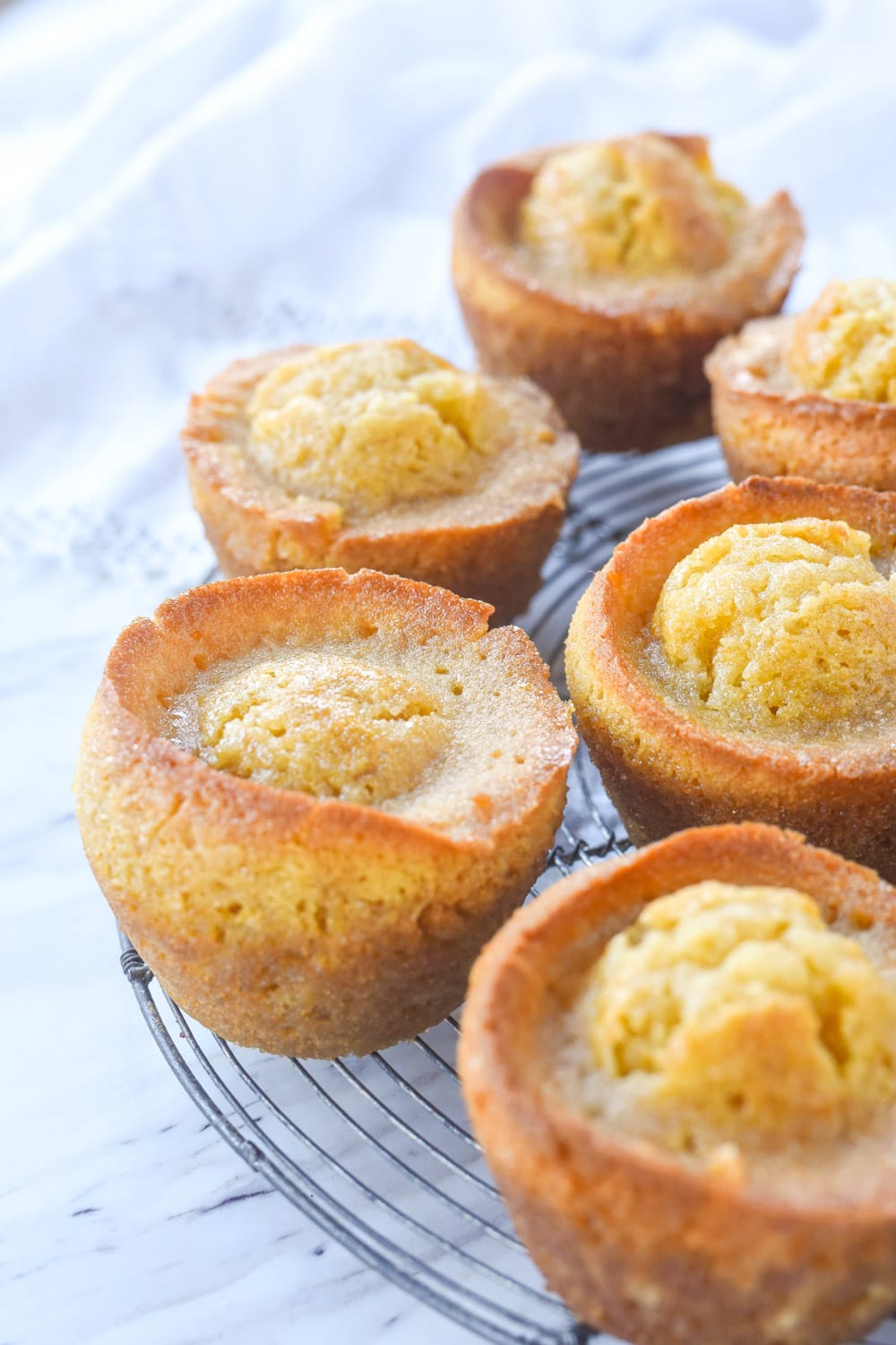 Marmalade Muffins on a cooling rack
