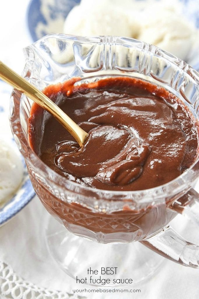 The Best Hot Fudge Sauce Recipe from Your Homebased Mom