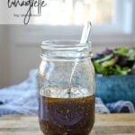 jar of balsamic vinaigrette