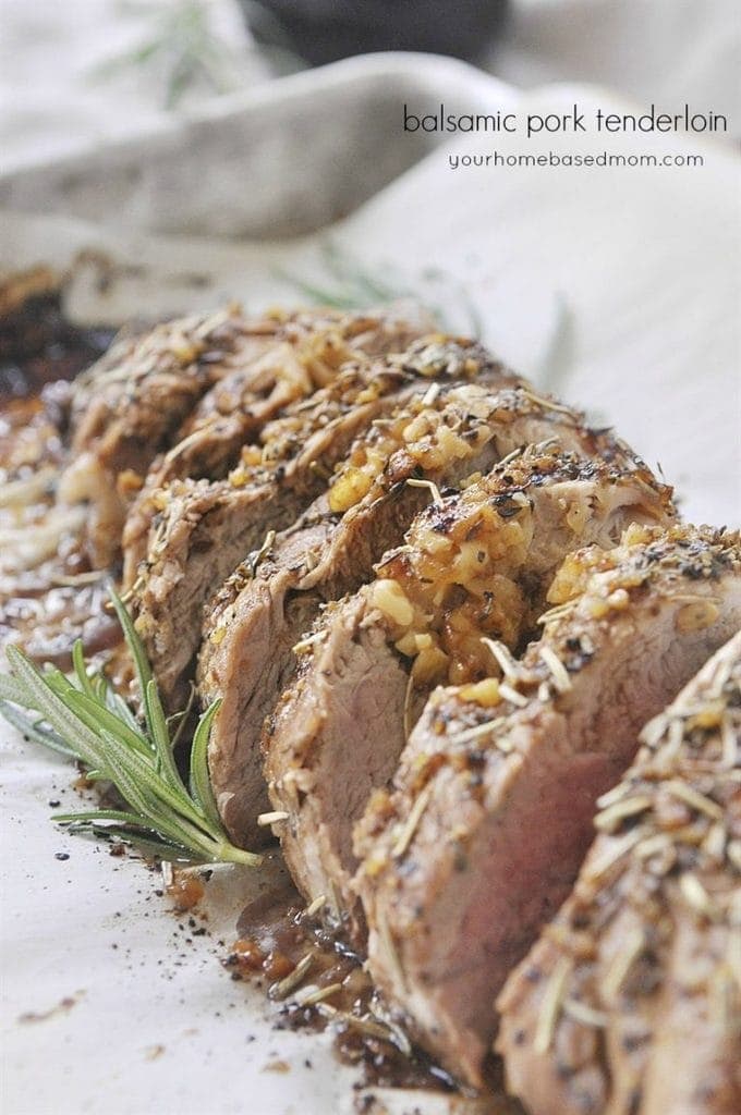 Balsamic Pork Tenderloin Recipe from Your Homebased Mom