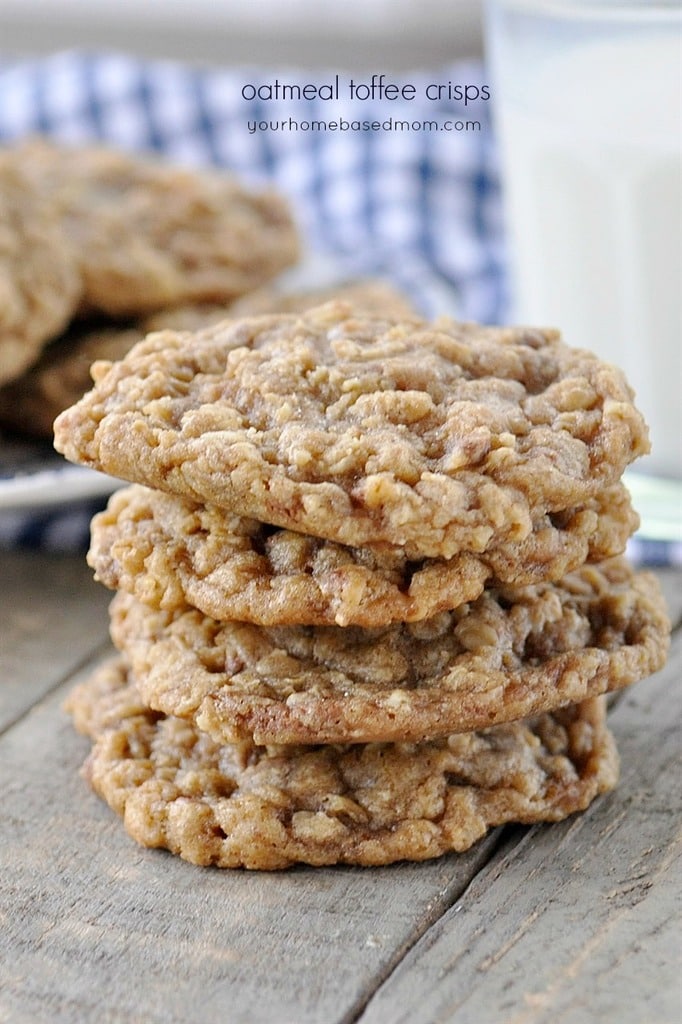 Crispy Oatmeal Toffee Cookies | Leigh Anne Wilkes