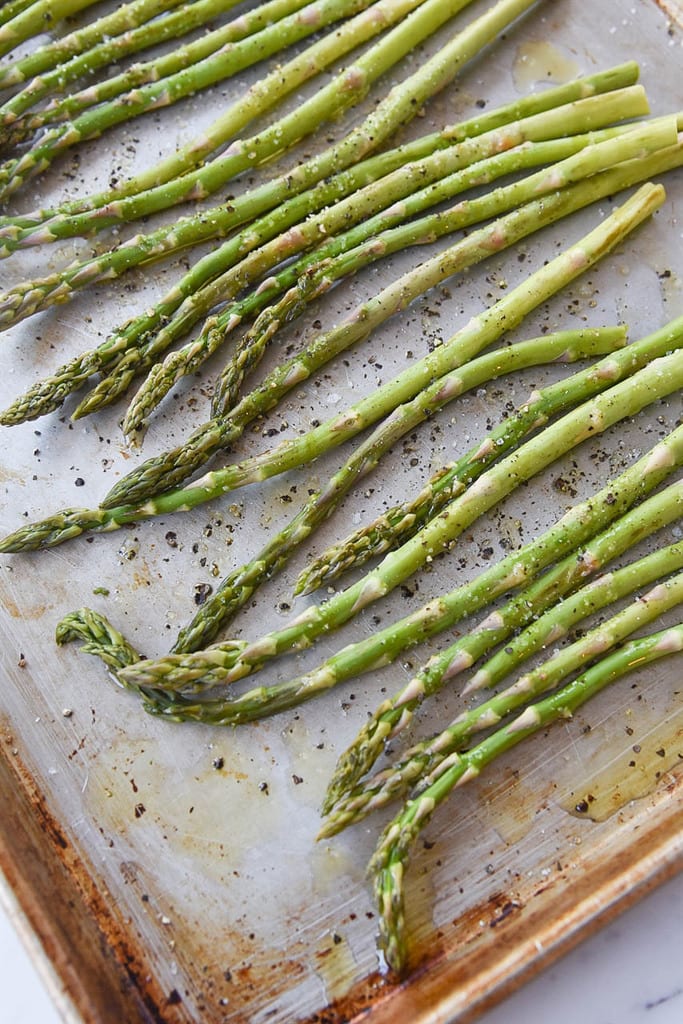 Roasted Asparagus Parmesan