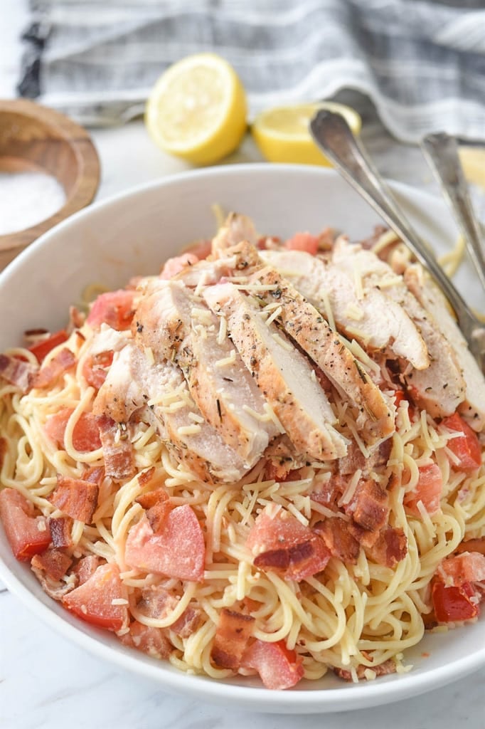 Pasta in a bowl