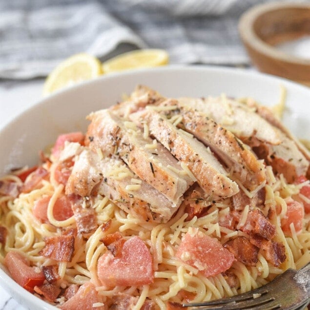 Pasta in a bowl