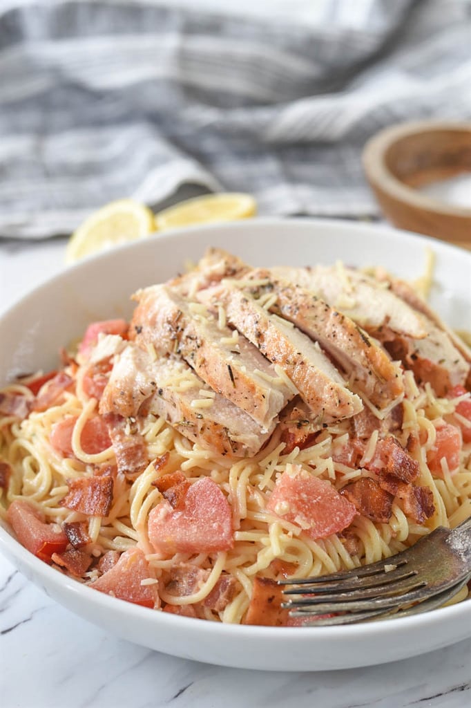 Pasta in a bowl