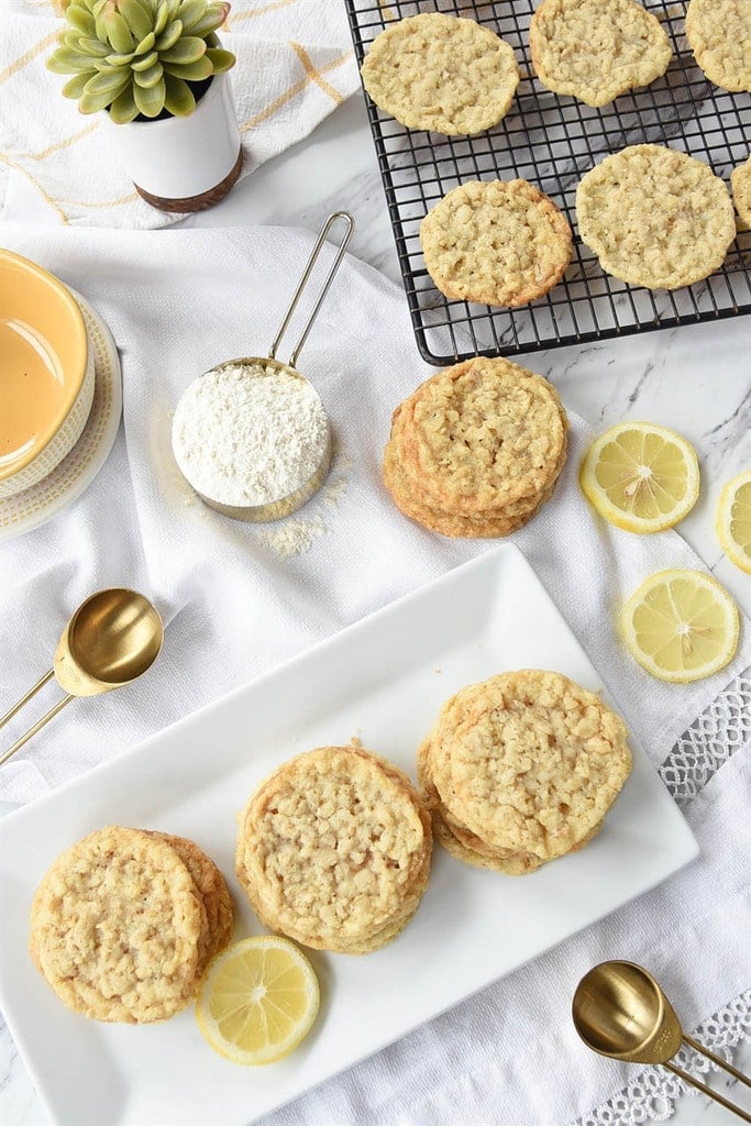 Lemon Oatmeal Cookies