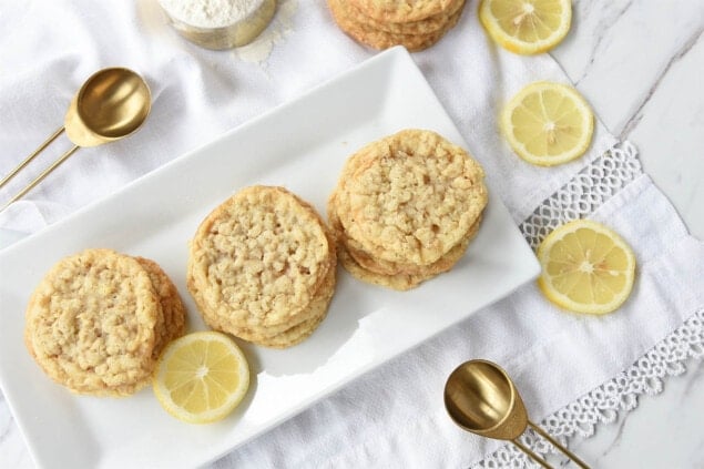 Lemon Oatmeal Cookies - Recipes from Your Homebased Mom