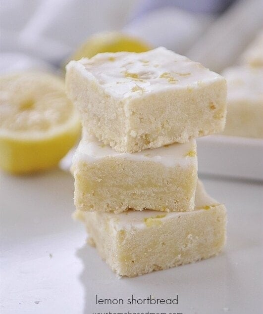 Buttery and delicious lemon shortbread