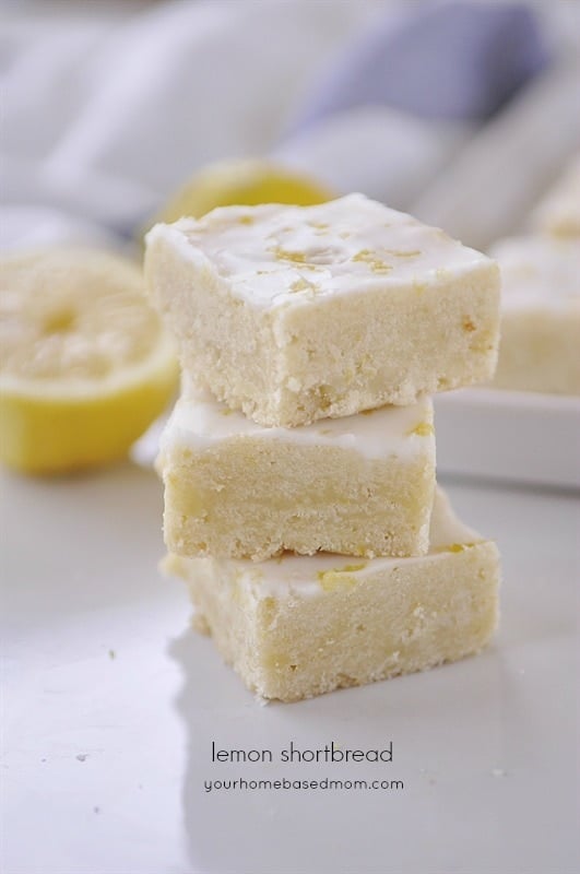Buttery and delicious lemon shortbread