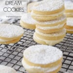 stack of lemon sandwich cookies