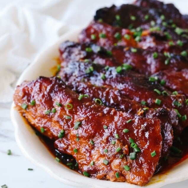 riblets on a plate