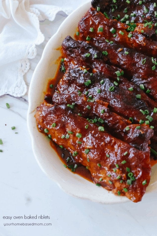 Easy Baked Riblets | Recipe from Your Homebased Mom