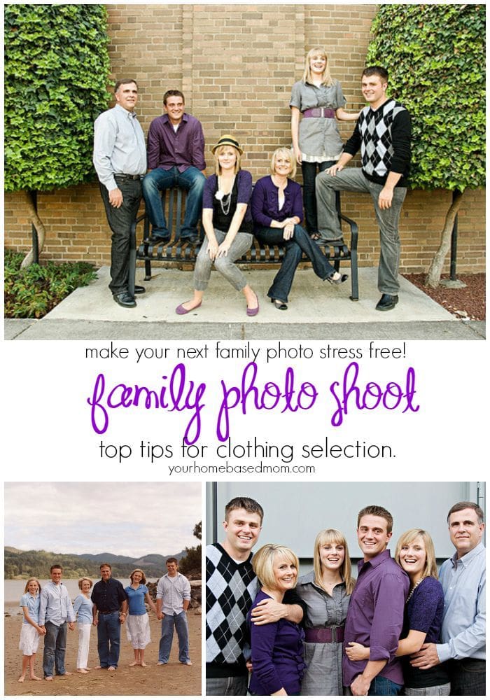 Top Tips for selecting clothing for a family photo shoot - make it stress free!