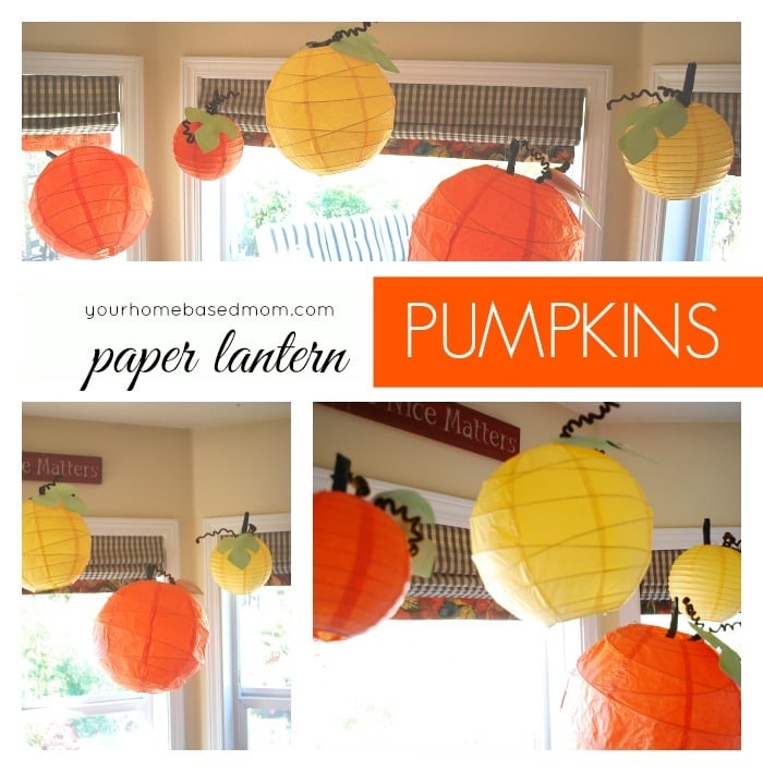 Paper Lanter Pumpkins