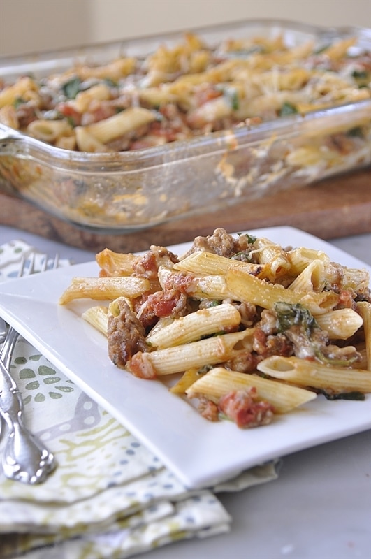 Baked Ziti with Sausage