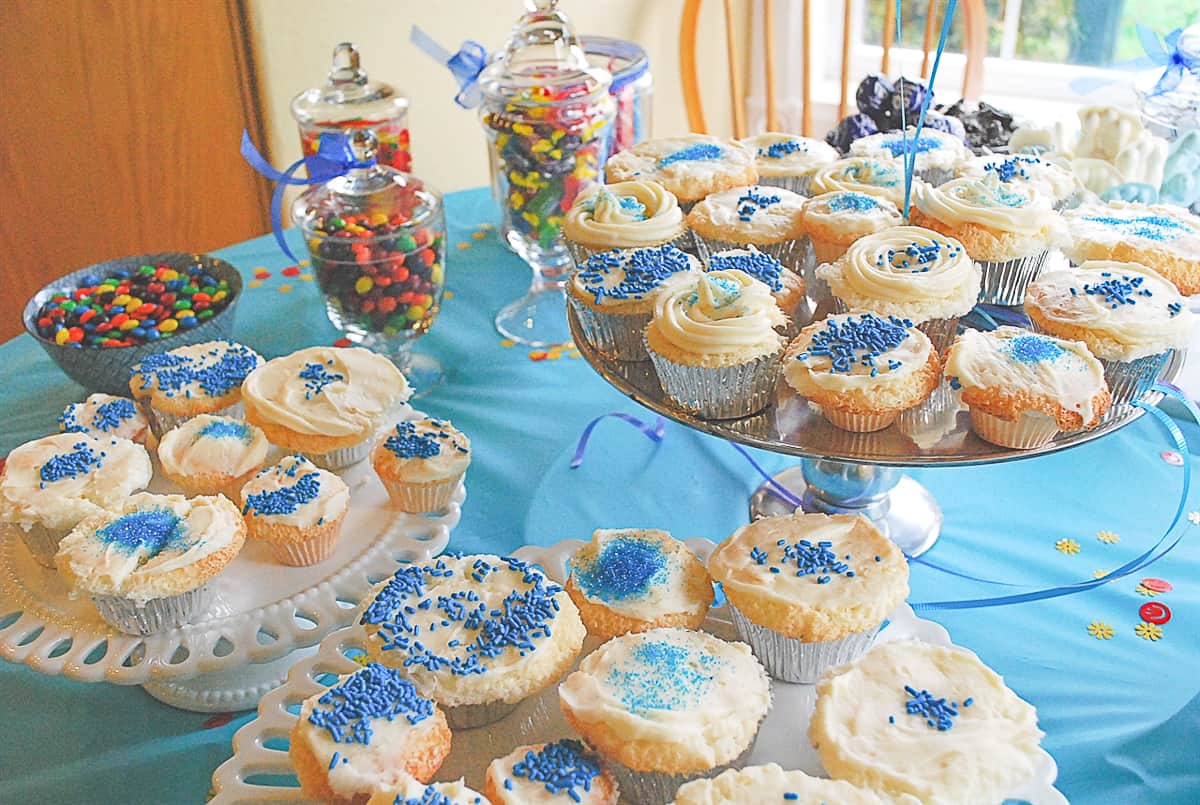 cupcakes on a table