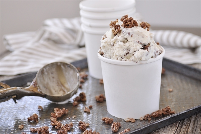 Nutella Crunch Ice Cream