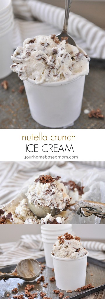 If Nutella doesn't make everything better than this Nutella Ice Cream will for sure!
