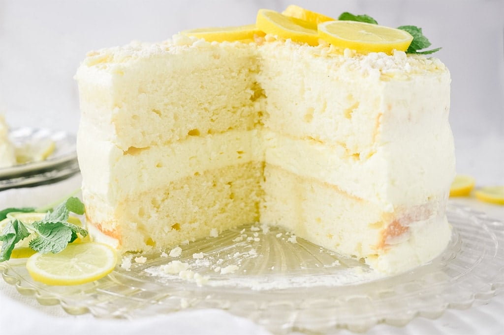 Lemon Cream Cake Recipe Your Homebased Mom