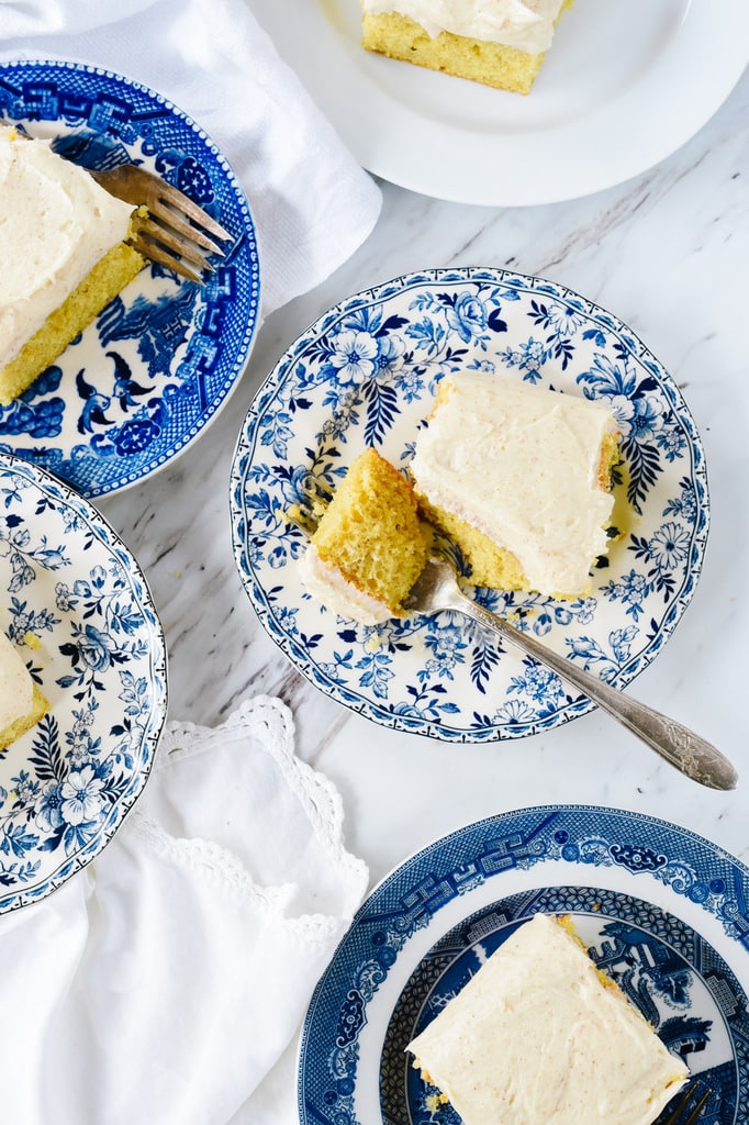 Brown Butter Cake with Brown Butter Buttercream Frosting