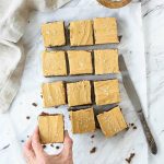 Double Chocolate Brownies with Salted Caramel Frosting