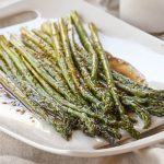 asparagus on a plate