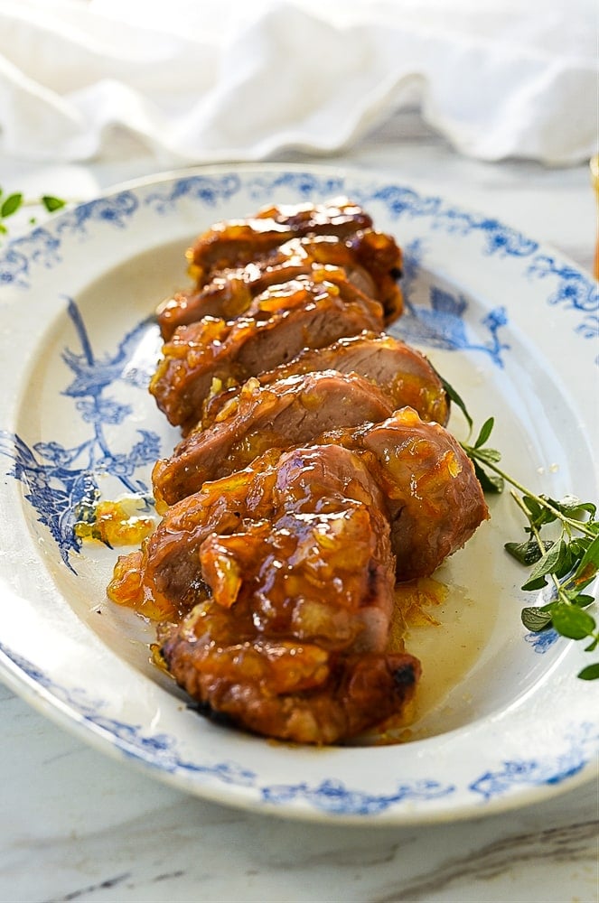 sliced pork tenderloin